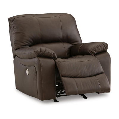 Signature Design By Ashley® Leesworth Power Leather Recliner