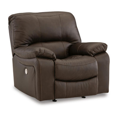 Signature Design By Ashley® Leesworth Power Leather Recliner