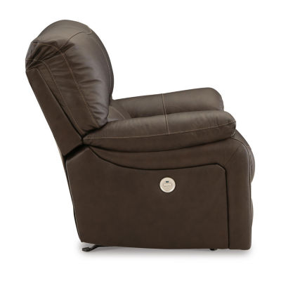 Signature Design By Ashley® Leesworth Power Leather Recliner