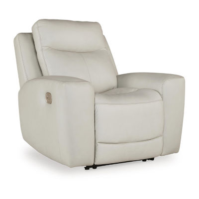 Signature Design By Ashley® Mindanao Dual Power Leather Recliner