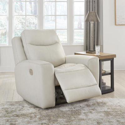 Signature Design By Ashley® Mindanao Dual Power Leather Recliner