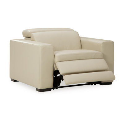 Signature Design By Ashley® Texline Dual Power Leather Recliner