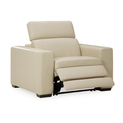 Signature Design By Ashley® Texline Dual Power Leather Recliner