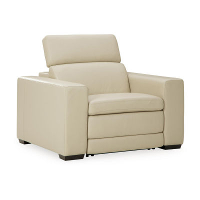 Signature Design By Ashley® Texline Dual Power Leather Recliner