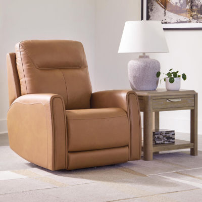 Signature Design By Ashley® Tryanny Triple Power Leather Recliner