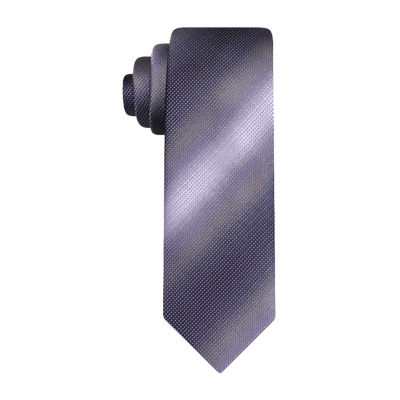 Van Heusen Purple  Shaded Micro Geometric Tie