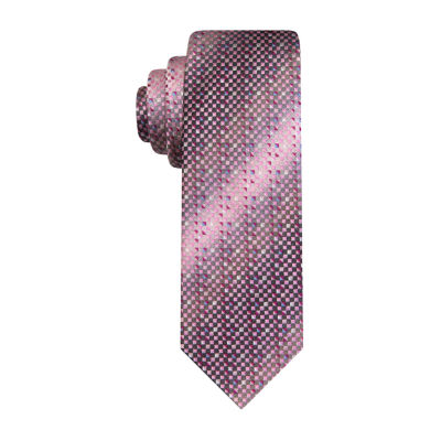 Van Heusen Pink Shaded Tiny Geometric Ties