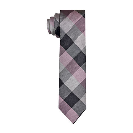 J. Ferrar Plaid Tie In Multi