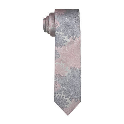J. Ferrar Etched Floral Tie