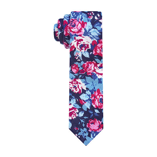 J. Ferrar Floral Tie - JCPenney