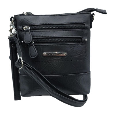 Stone Mountain North South 3-Bagger Washed Leather Crossbody Bag