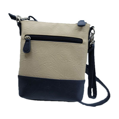 Stone Mountain North South 3-Bagger Washed Leather Crossbody Bag