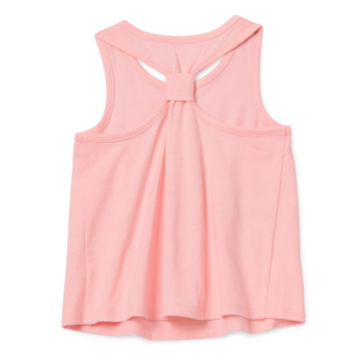 Okie Dokie Toddler & Little Girls Round Neck Sleeveless Tank Top