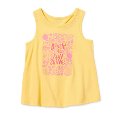 Okie Dokie Toddler & Little Girls Round Neck Tank Top - JCPenney