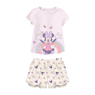 Toddler Girls 2-pc. Minnie Mouse Short Set