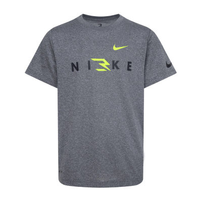 Nike 3BRAND by Russell Wilson Big Boys Dri-Fit Crew Neck Short Sleeve Graphic T-Shirt