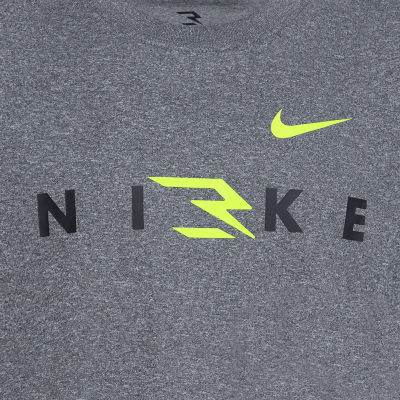 Nike 3BRAND by Russell Wilson Big Boys Dri-Fit Crew Neck Short Sleeve Graphic T-Shirt