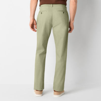 St. John's Bay Stretch Chino Mens Slim Fit Flat Front Pant
