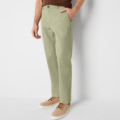 St. John's Bay Stretch Chino Mens Slim Fit Flat Front Pant