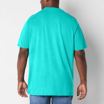 St. John's Bay Super Soft Big and Tall Mens Crew Neck Short Sleeve Easy-on + Easy-off T-Shirt