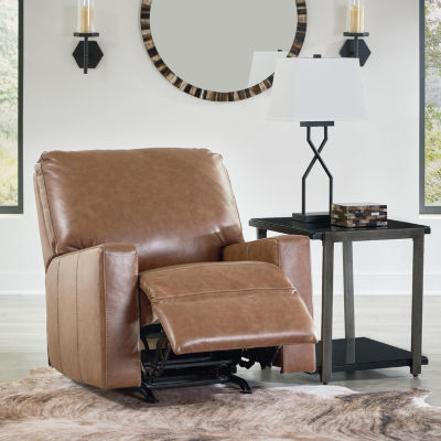 Signature Design By Ashley® Bolsena Manual Leather Recliner