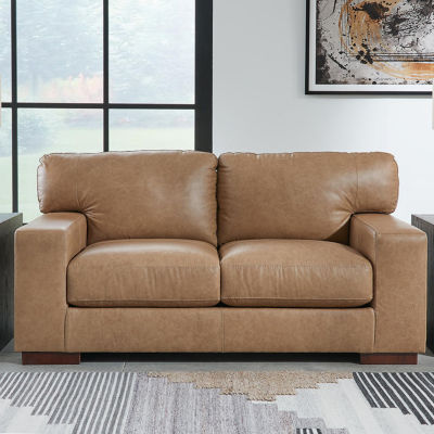 Signature Design By Ashley® Lombardia Leather Loveseat