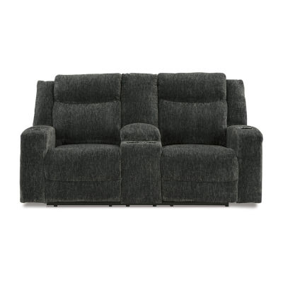 Signature Design By Ashley® Martinglenn Power Reclining Loveseat with Console