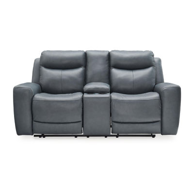 Signature Design By Ashley® Mindanao Dual Power Leather Reclining ...