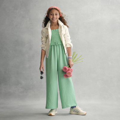 Thereabouts Little & Big Kid Girls Denim Lightweight Trucker Jacket