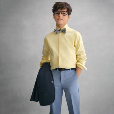 Van Heusen Little & Big Boys Stretch Fabric Point Collar Long Sleeve Shirt + Tie Set