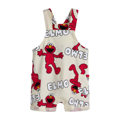 Sesame Elmo Baby Boys 2-pc. Sesame Street Shortall Set