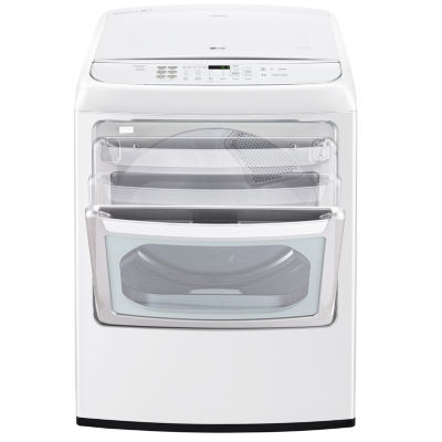 LG ENERGY STAR® 7.3 cu.ft. Capacity Smart Wi-Fi Enabled Front Control Electric SteamDryer™
