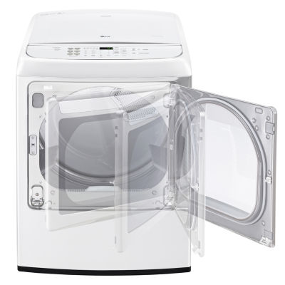 LG ENERGY STAR® 7.3 cu.ft. Capacity Smart Wi-Fi Enabled Front Control Electric SteamDryer™