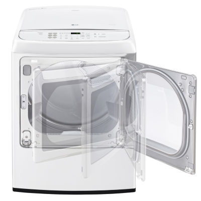 LG ENERGY STAR® 7.3 cu.ft. Capacity Smart Wi-Fi Enabled Front Control Gas SteamDryer™