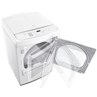 LG ENERGY STAR® 7.3 cu.ft. Capacity Smart Wi-Fi Enabled Front Control Gas SteamDryer™