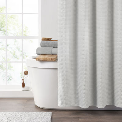 Fieldcrest Waffle Shower Curtain JCPenney