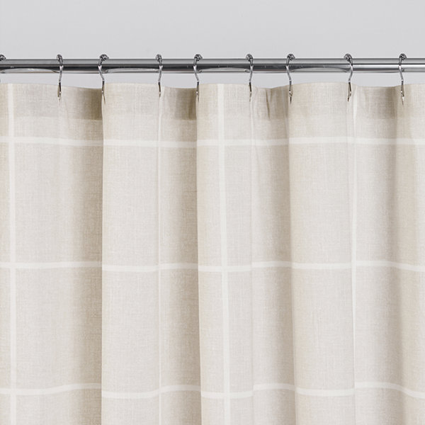Fieldcrest Grid Shower Curtain