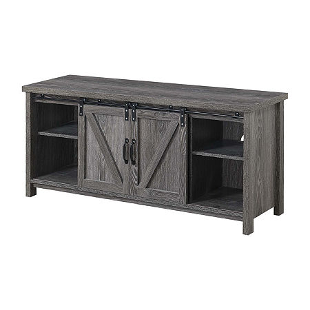 Blake Barndoor TV Stand, One Size, Gray