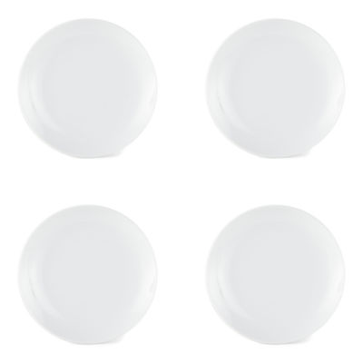 Home Expressions Porcelain Coupe 4-pc. Salad Plate