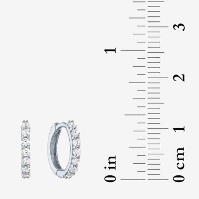 (H-I / SI2-I1) Diamond Addiction 1/4 CT. T.W. Lab Grown White Diamond 13mm Hoop Earrings