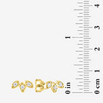Diamond Addiction 1/10 CT. T.W. Lab Grown White Diamond 14K Gold Over Silver 8.5mm Stud Earrings