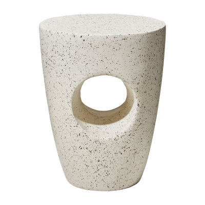 Glitzhome 18in Mgo Terrazzo Planter Stands