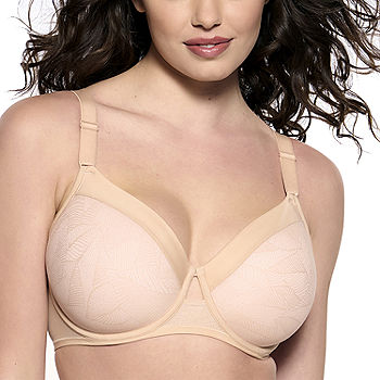 Paramour Delightful Seamless Breathable Lace Contour Bra - 135059, Color:  Warm Nude - JCPenney