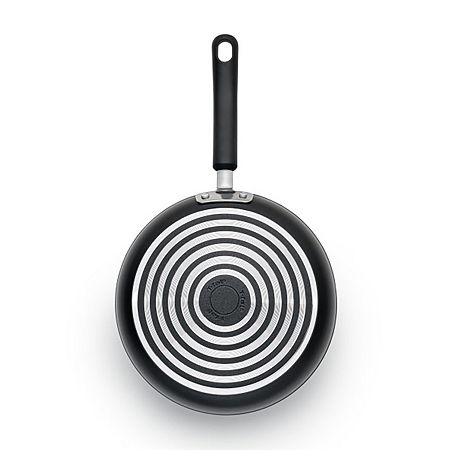 T-Fal 10.5 Aluminum Frying Pan, One Size, Black