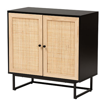 Declan Accent Cabinet, One Size, Brown