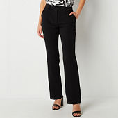 Liz Claiborne-Tall Audra Curvy Fit Straight Trouser - JCPenney