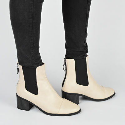 Journee Collection Womens Nigella Stacked Heel Booties