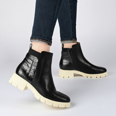 Journee Collection Womens Jeeva Block Heel Booties