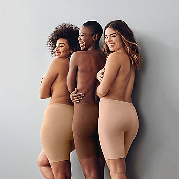 1p JCPenney Take Shape Mid Thigh Smoother Shapewear - sz 1, 2, 3, 4 -Black,  Nude