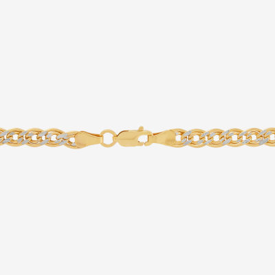 Made in Italy 14K Gold Inch Hollow Curb Chain Necklace